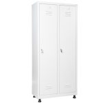 Метален шкаф за дрехи за 2-ма души