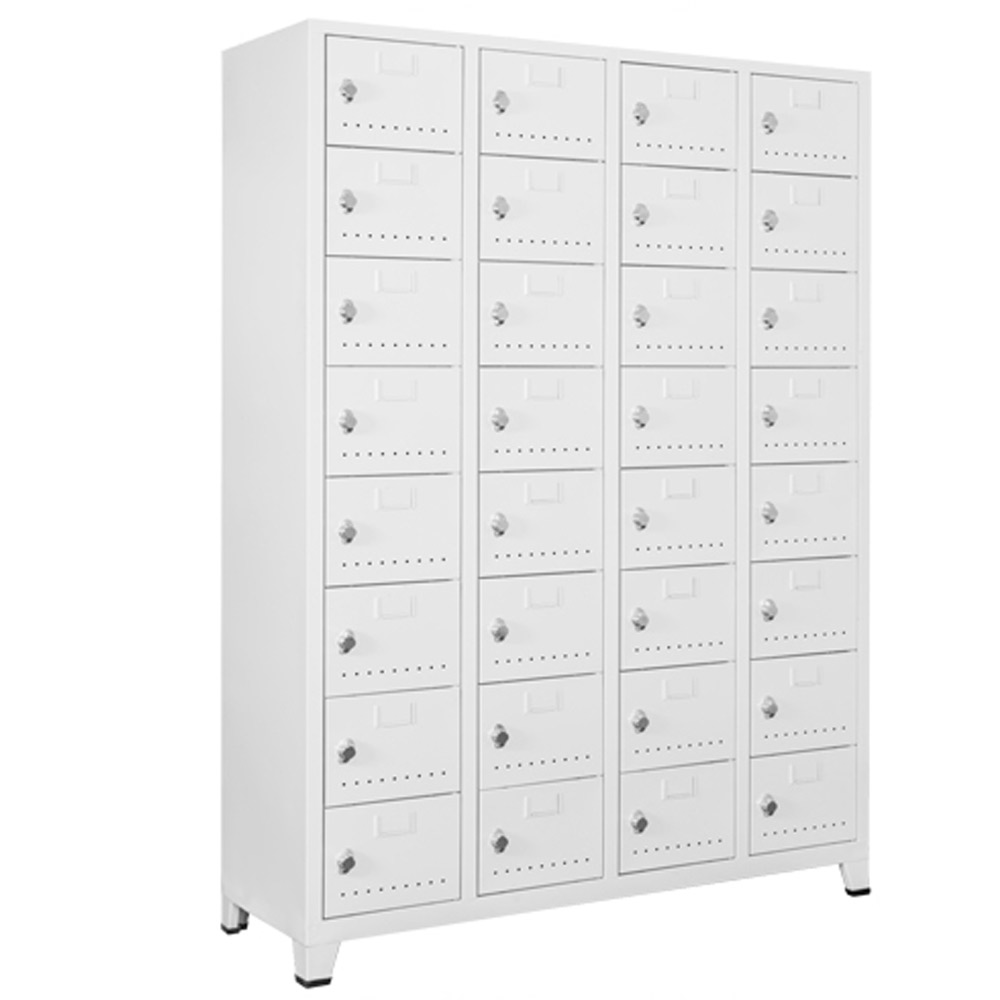 metalen-shkaf-32otdelenia Метален шкаф за съхранение на лични вещи 32 отделения - Image 1